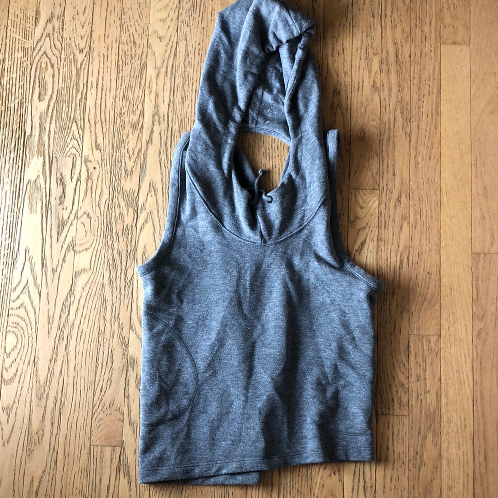 Alternative sleeveless hoodie cross back lrg